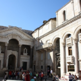 Diocletian's Palace en af de mest velbevarede ruiner i middelhavsregionen fra romerriget